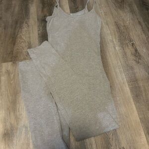 Gray Sleeveless Jumpsuit